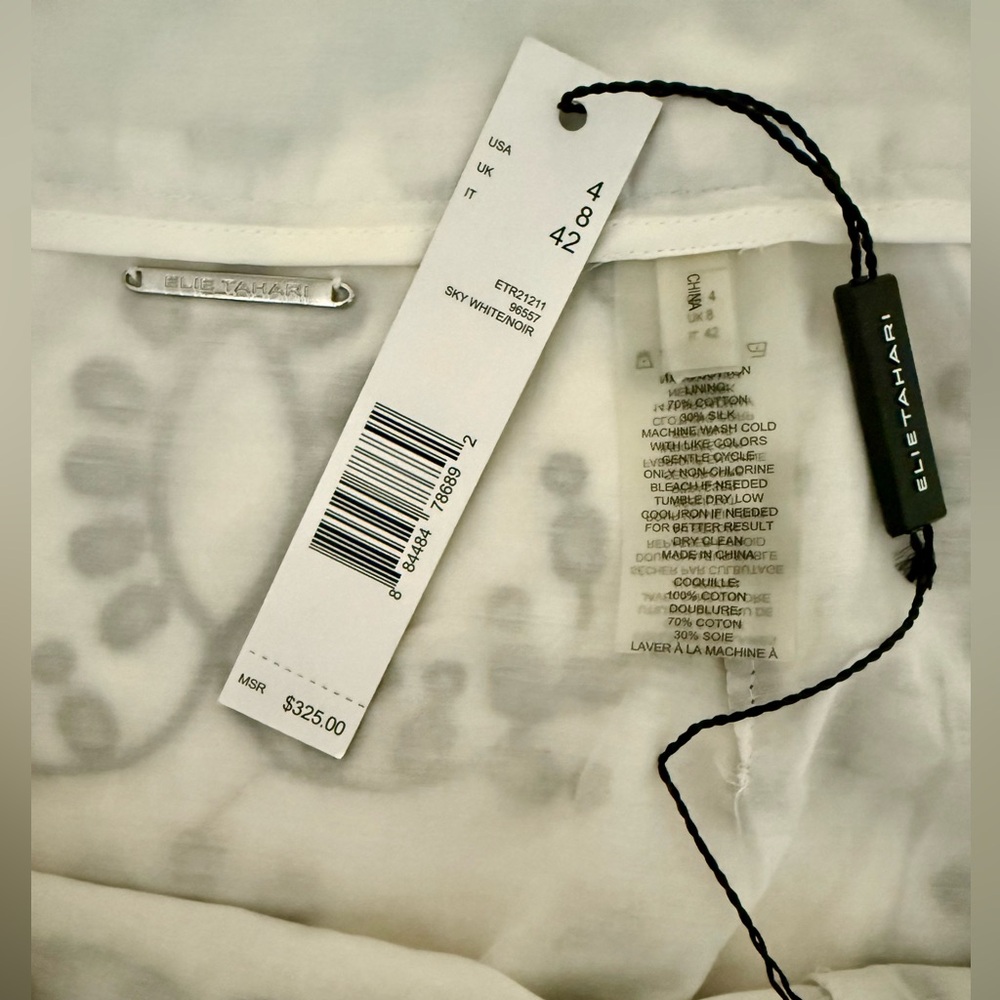 ELIE TAHARI Embroidered Skirt - Picture 9 of 9